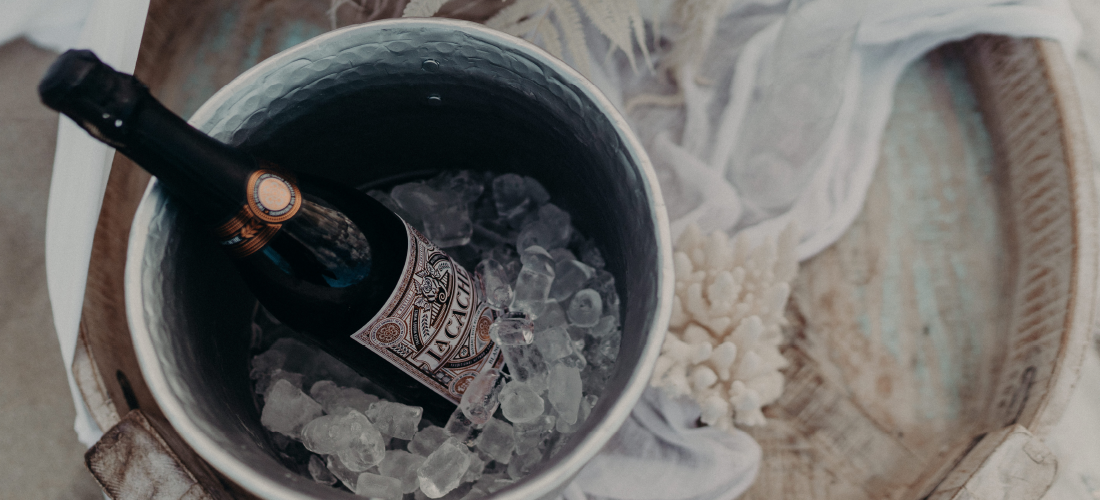 Frazer Woods wine in ice bucket